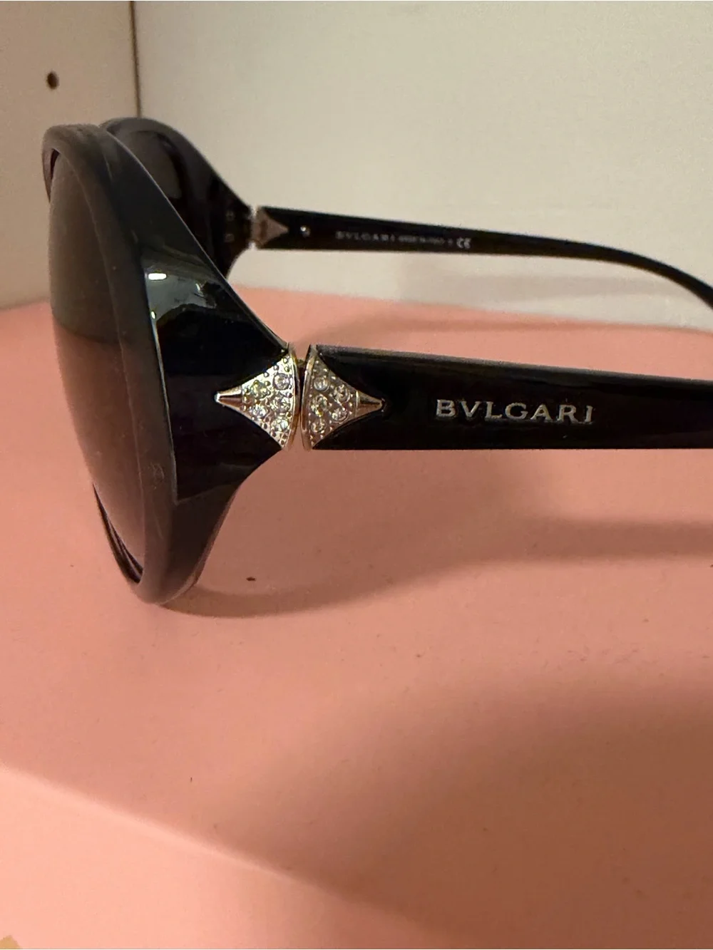 Bulgari Women's Black Gradient Oversized Sunglasses